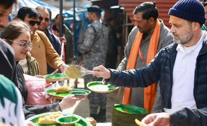 राहुल गांधी ने केदारनाथ में किया भंडारे का आयोजन